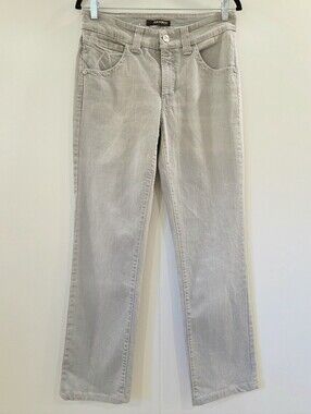 Cambio Neva jeans, Classic straight leg grey cotton stretch | size 10